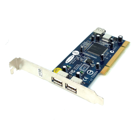 TARJETA PCI  CON 2 PUERTOS USB EXTERNOS Y UNO INTERNO